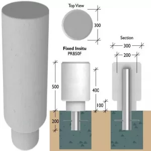 Roman Concrete Bollards