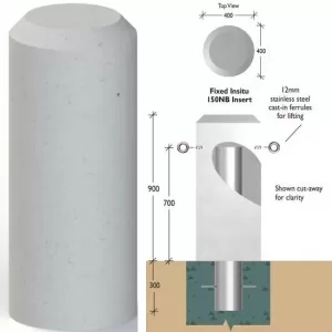 Russell Round Concrete Bollards